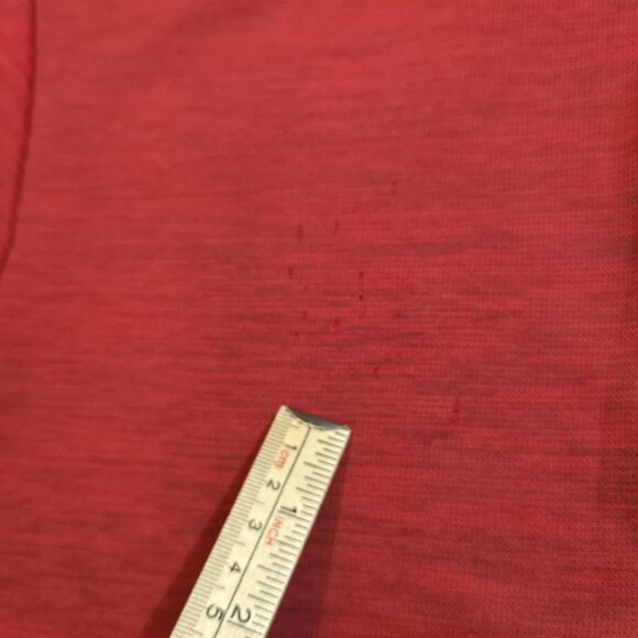 Russell Chick-Fil-A Quarter 1/4 Zip Performance Pullover Unisex Medium Red FLAW - Picture 6 of 6